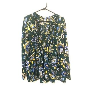 Maternity Top green floral - Old Navy